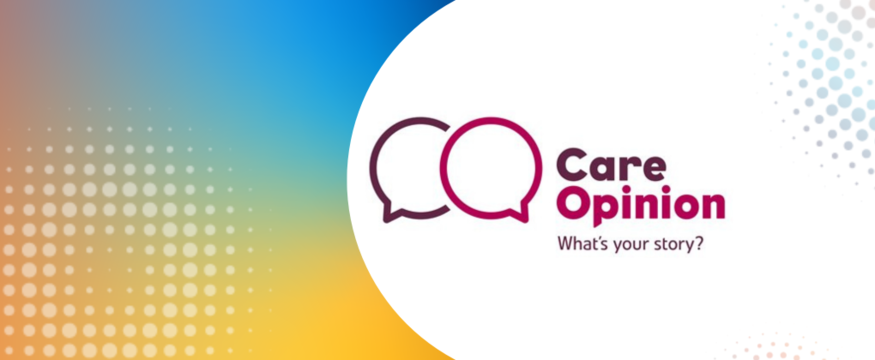 Care Opinion logo with gradient